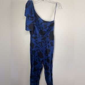 Kate Spade Blue and Black Floral Garment